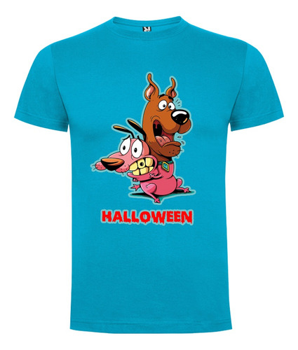 Polera Scoobydoo Y Coraje Halloween 2023