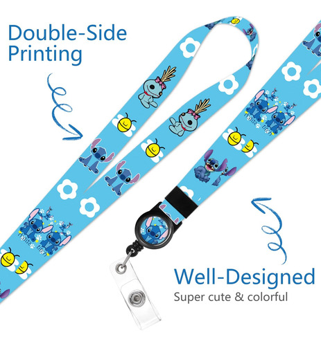Lanyard De Cuello Soporte De Insignia De Identificació...
