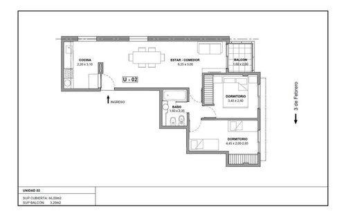 Imagen 6 de 10 de Venta Depto 2 Dormitorios Con Cochera En Construcción, 3 De Febrero 3600, Echesortu - Gazze