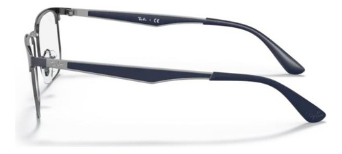 Lentes Ray Ban Rx6363 2947 Azul Plomo Oftalmico Color Blue On Gunmetal