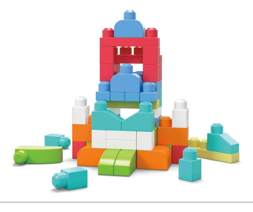 Fisher Price Megabloks 60 Piezas Rojo