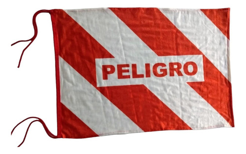 100 Banderas De Peligro 50 X 70 Cm Reforzada Vial Ley 24449