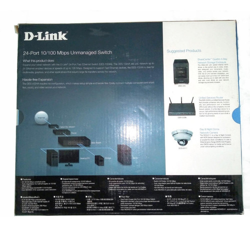 Switch Dlink Des-1024a 24 Puertos
