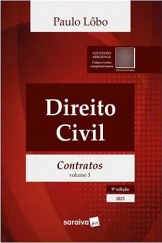 Livro Direito Civil Contratos Volume 3 9 Edição 2023