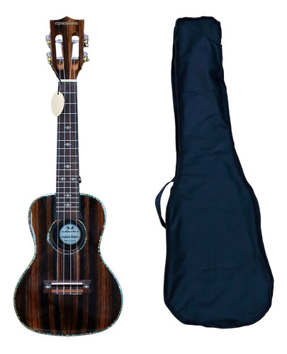 Ukulele Concierto C/funda Copacabana Mod. Cpuk030 Color Marrón