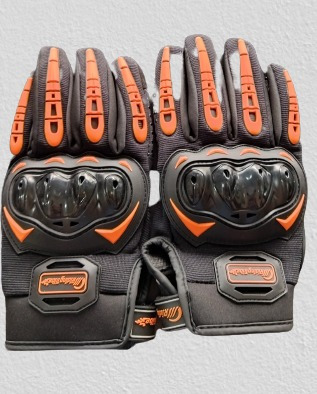 Imagen 1 de 4 de Guante Motorizado Moto Motocicleta Cross Protección Nudillo
