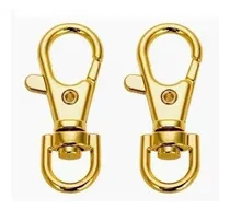 Comprar Mosquetão Fecho Dourado 32 Mm 100 Peças - Lagosta Artesanato