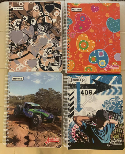 Libretas De Espirales Grande Marca Norma 6 Materias