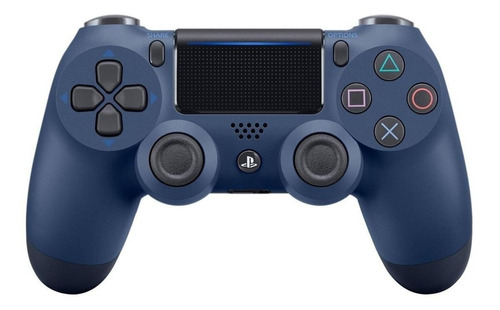 Imagen 1 de 3 de Control joystick inalámbrico Sony PlayStation Dualshock 4 midnight blue
