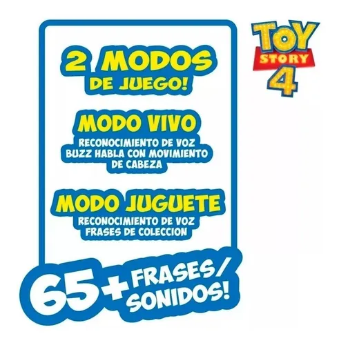 Toy Story 4 Animatronico Buzz Lightyear En Español Original