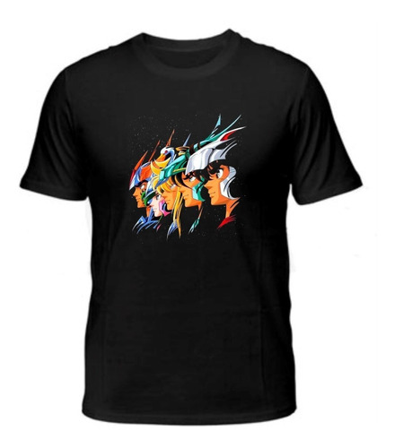 Remera Algodón 24/1 Premium Saint Seiya Anime 