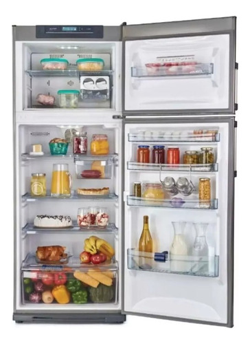 Imagen 2 de 4 de Heladera Kohinoor No Frost 413 Lts Khda 41d/8 Acero Inox