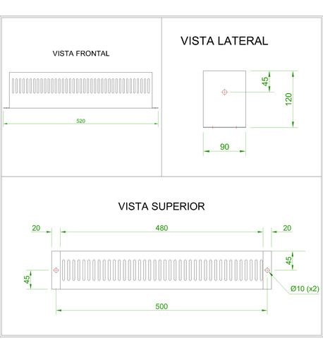 Resistor De Frenagem 500w 100r Ip20 100%ed