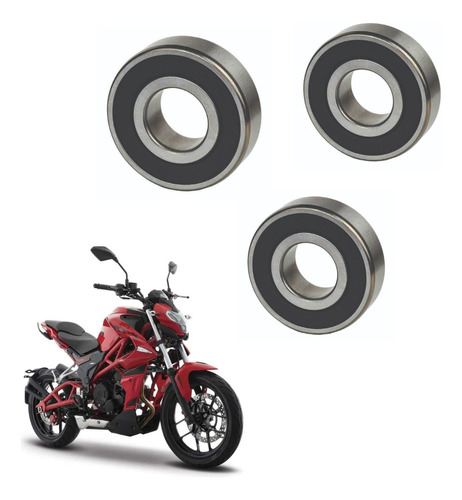 Baleros Rueda Trasera Moto Italika Vortx250