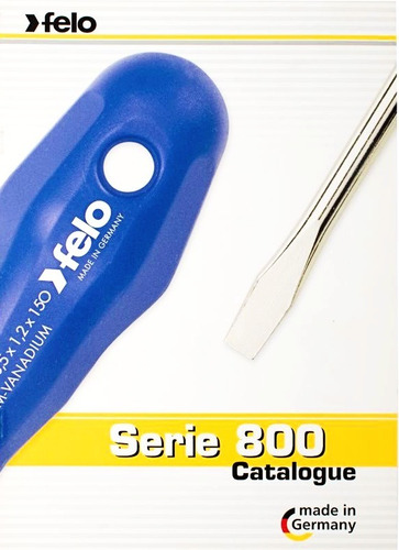 Destornillador Felo Serie 800 Plano 5.5x125mm Punta Imantada