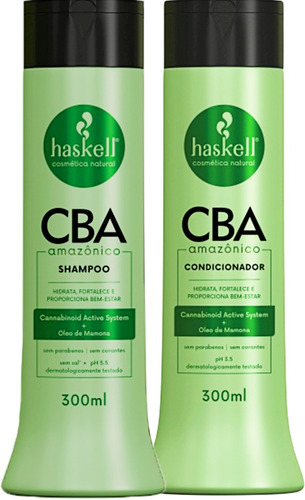 Pack Shampoo + Acondicionador Cba Amazónico 300ml - Haskell
