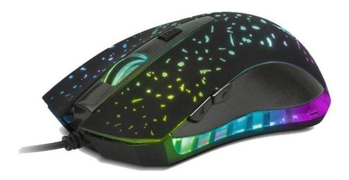 Mouse Gamer Xtech Ophidian 2400dpi 6 Botones Led Xtm-410 Color Negro