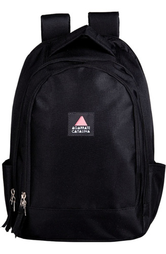 Mochila Urbana Escolar Porta Notebook Ac450 Q Color Negro Diseño de la tela Liso