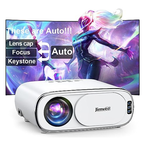 Proyector Wifi 6 Y Bluetooth Jimveo: 620 Ansi 4k, Nat