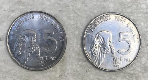 * Lote De Monedas De Brasil. F. A. O. En Oferta!!!