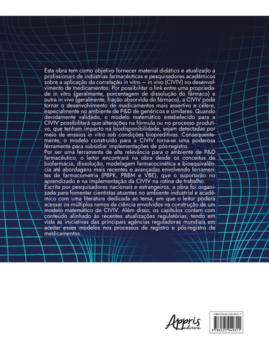 Correlacao In Vitro - In Vivo No Desenvolvimento De Medicamentos, De Davanco, Marcelo Gomes., Vol. 1. Editorial Appris, Capa Mole, Edição 1 Em Português, 2023