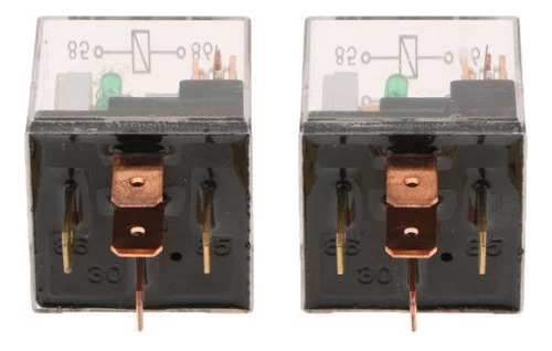 2 Par Coche Automotriz 12v 100a Conmutación 5 Pin Spdt