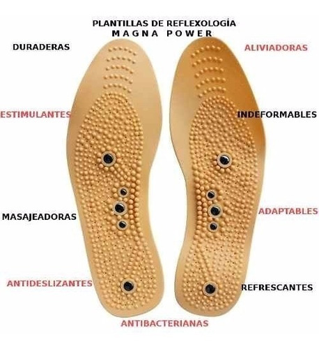 Plantillas Masajeadora Magneticas Reflexologia Pies