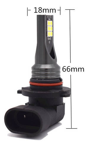 Imagen 9 de 10 de H13 9145 Kit De Focos Led De 4 Lados Para Hummer H3 2006-10