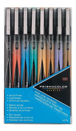 8 Marcadores De Ilustracion Trazo Fino Prismacolor Premier