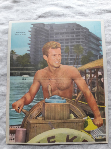 Poster Revista Canal Tv - Intriga En Hawai - Bob Conrad