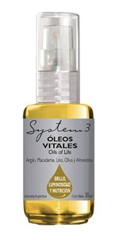 Serum System-3 Oleos Vitales  X30ml Brillo Nutricion