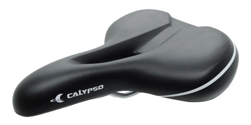 Selim Banco Calypso City Point Vazado Preto Confortável Mtb