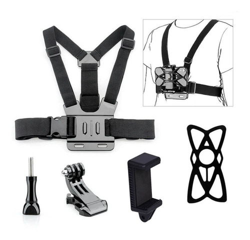 Suporte De Peito Para Celular / Gopro E Câmeras Similares