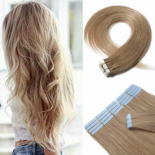 14  40g Remy Tape In Human Hair Extensions #27 Long 5qnb6