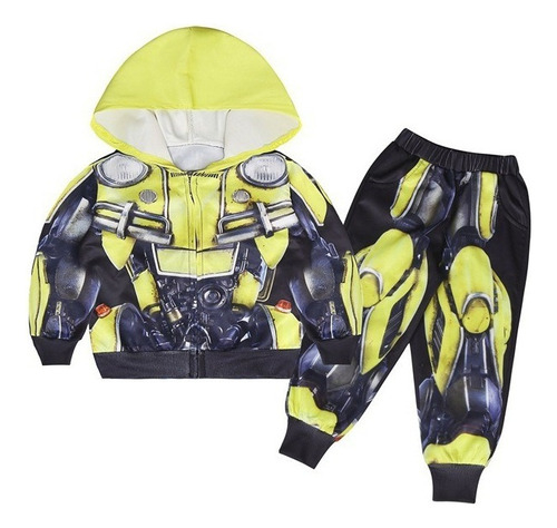 Transformers Bumblebee Chándal Sudadera Y Pantalones Niños