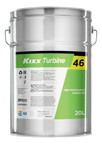 Aceite De Turbina Kixx Turbine Iso 46 Cubeta 20l