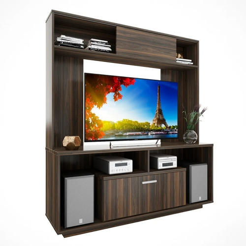 Rack Led Tv Modular Hasta 60 Mueble Home Diseño Delos