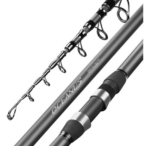 Imagen 2 de 8 de Caña Telescopica Caster Oceanus 3m Variada Rio 50 Lb 180g