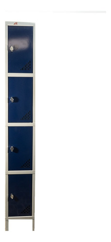 Locker Metálico All Rack 4 Puertas