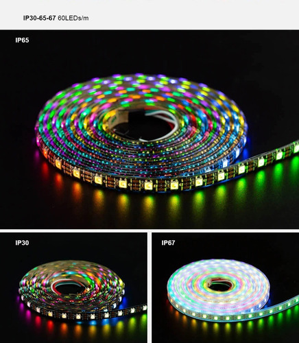 Imagen 7 de 9 de Cinta Led Rgbw 5m Ip30 Sk6812 60 Leds/m 5vdc