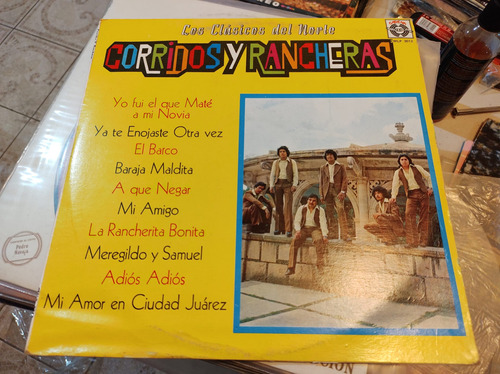 Los Clásicos Del Norte Corridos  Vinyl,lp,acetato Oferta1