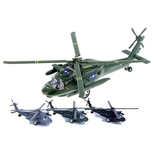 Vehículos Sin Control Remoto Helicóptero Negro