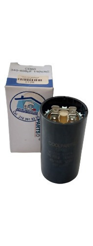 0128 Capacitor Arranque 340-408 Mf Para Refrigeración 