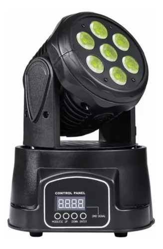 Cabezal Movil Robotico Par 7 Led Rgbw Dmx Pars Fiestas