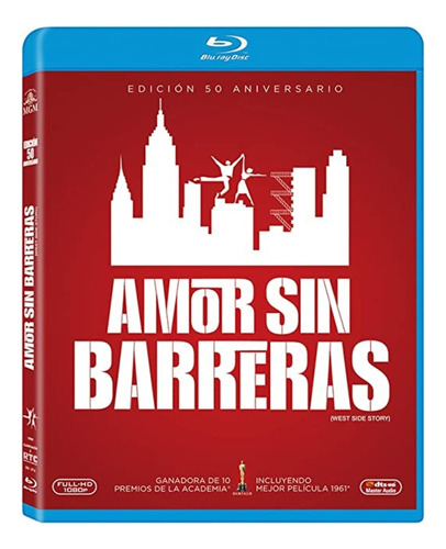 Amor Sin Barreras Edición De 50 Aniversario Blu-ray Nuevo 