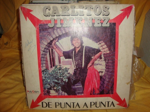 Vinilo Carlitos Mona Jimenez De Punta A Punta C1