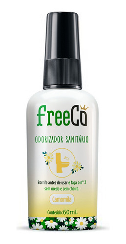 Freecô Camomila 60ml - Bloqueador De Odores Sanitários