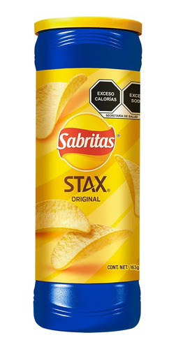 4 Pack Papas Original Stax Sabritas 163