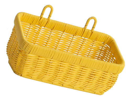 Cesta De Almacenamiento Para Baño Con Diseño Amarillo