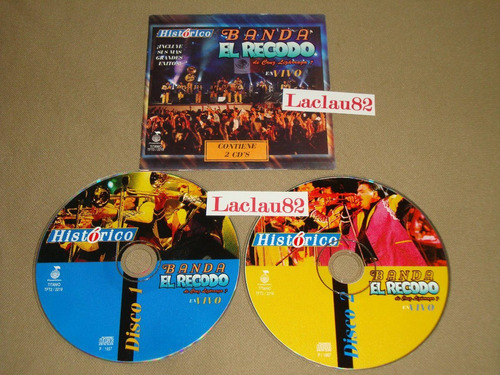 Banda El Recodo Historico En Vivo Recodo 1997 Fonovisa Cd Do